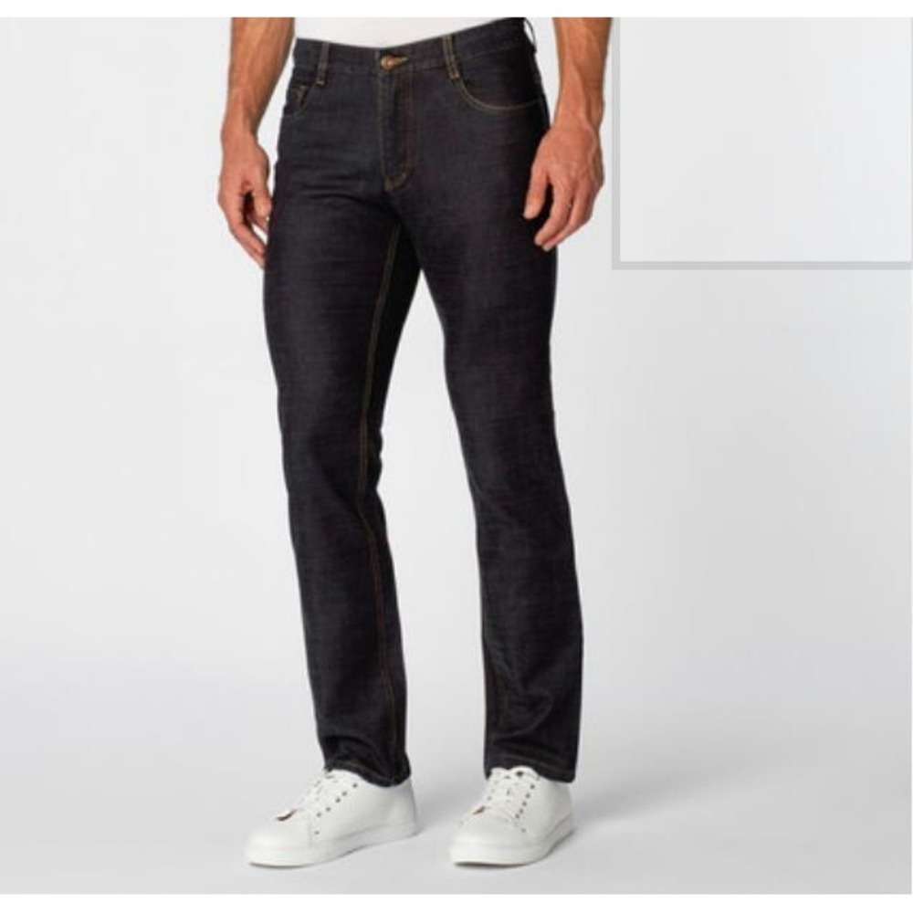 Enzo Denim Men's Pants 35 x 32 CAMILO  DARK BLUE DENIM